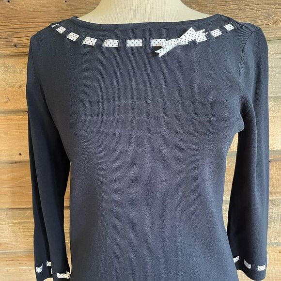 Notations Long Sleeve Top Size M EUC - Picture 2 of 6